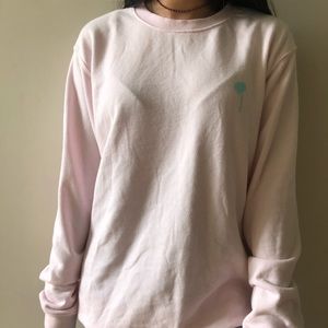 Oversized Palm Tree Crew Neck